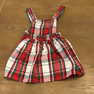 Tommy Bahama Red and Green Plaid Kids Dress
